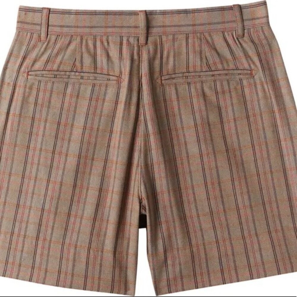 Billy Reid women's high waist, pleated Indy summer-Lagenlook shorts size 6 - Picture 2 of 10